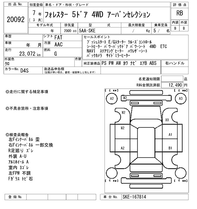 SUBARU FORESTER 2025