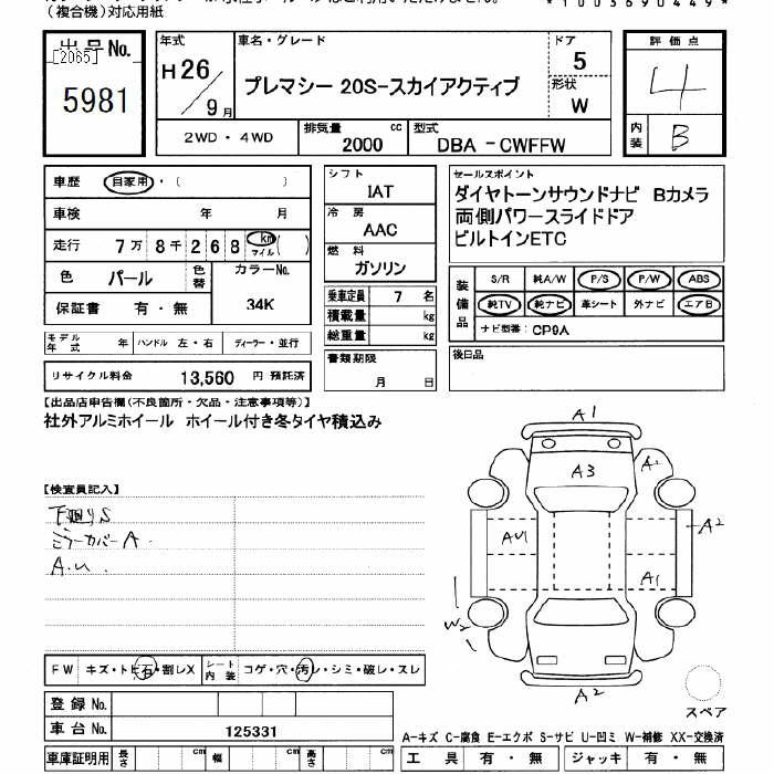 MAZDA PREMACY